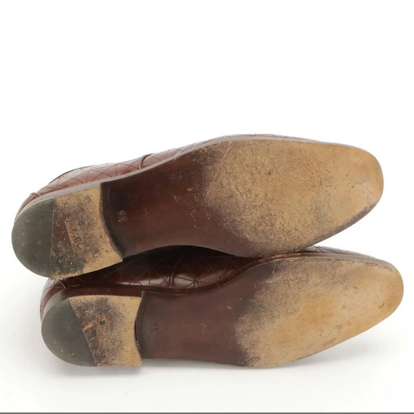 Vintage Susan Bennis/Warren Edwards Brown Leather Ankle Boots in Original Box - Picture 5 of 5